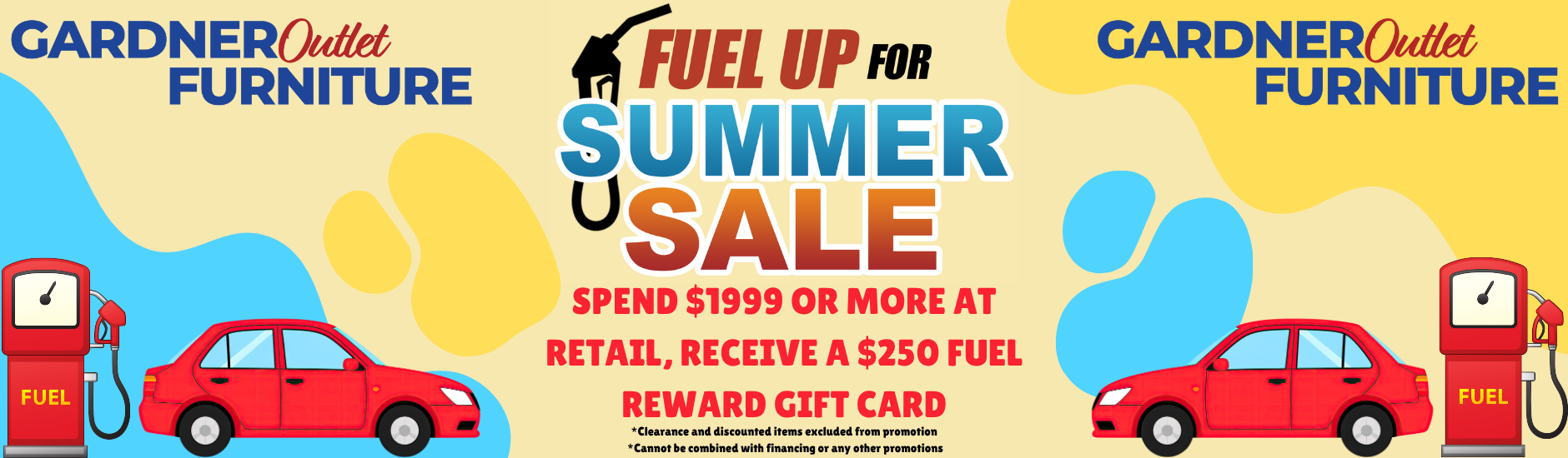 Spend $1999 or more at retail, receive a $250 fuel reward gift card