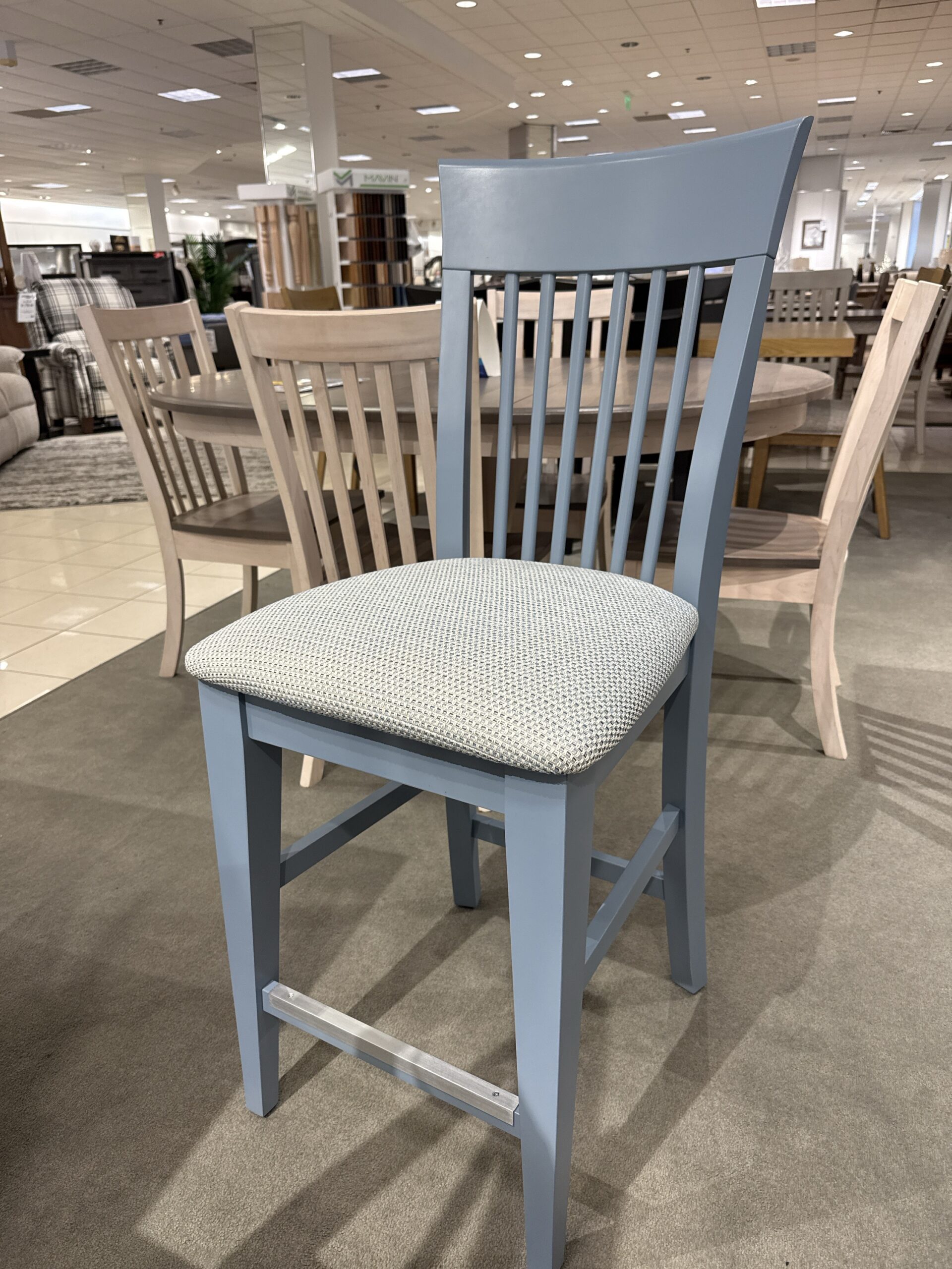 SNF 9006 Upholstered fixed stool