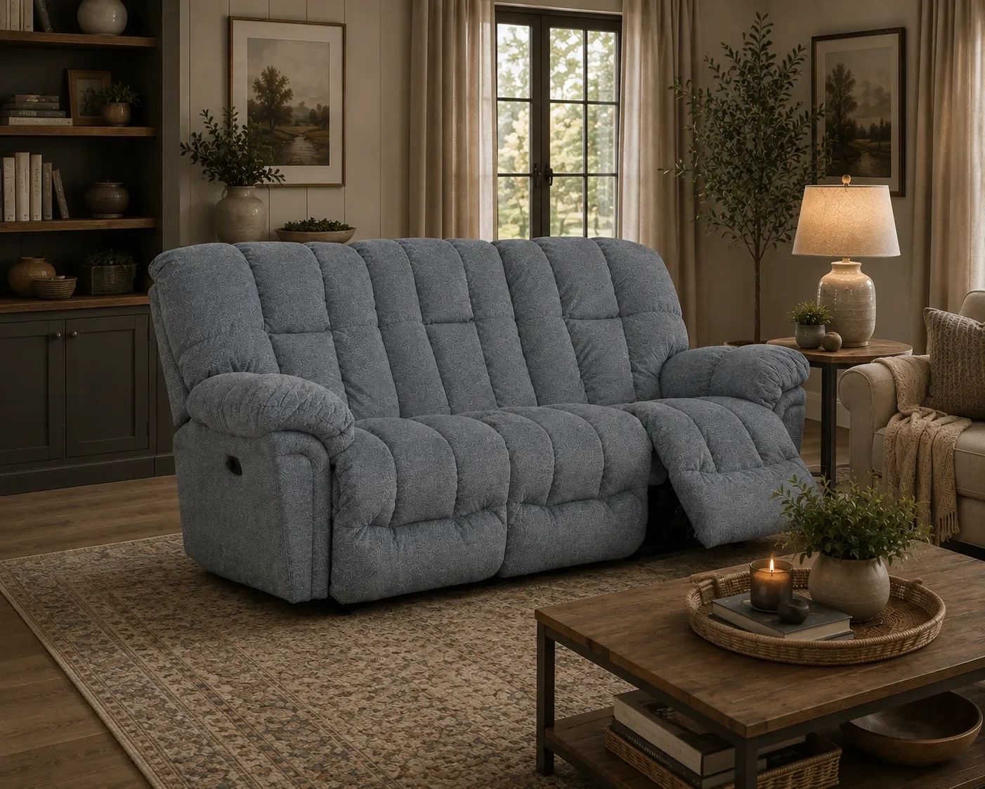 Lucas Power Tilt Headrest Space Saver Sofa