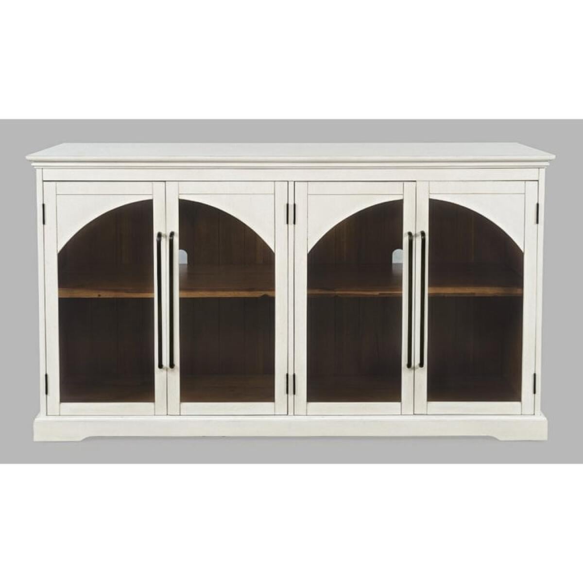 Archdale Gothic Arch 4 Door Accent Cabinet Archdale White Archdale Gothic Arch 4 Door Accent Cabinet Archdale White - Image 1