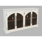 Archdale Gothic Arch 4 Door Accent Cabinet Archdale White - Image 3