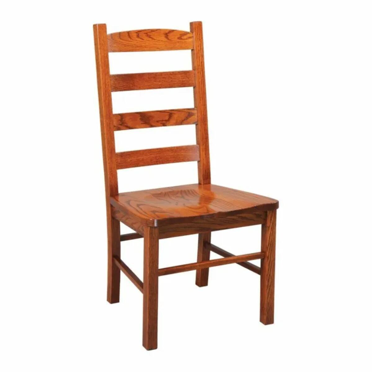 Ladder Back Side Chair w/Reclaimed Barnwood Seat Ladder Back Side Chair w/Reclaimed Barnwood Seat - Image 1