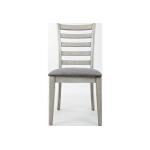 Sarasota Springs Collection Ladder Back Dining Chair With Upholstered Seat