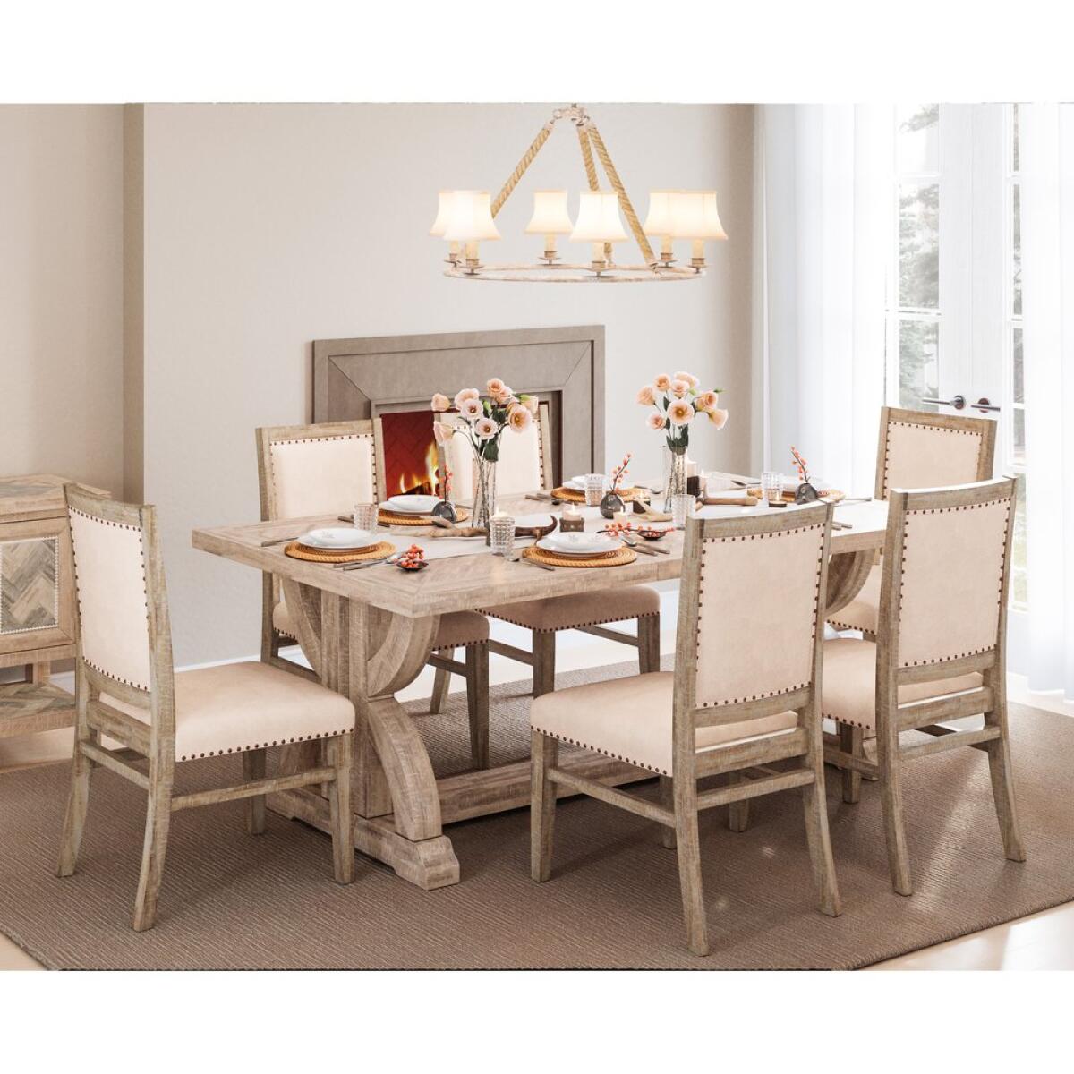 1933-78T.BDNG_.385KD.54.7PC Fairview Dining Table - Image 1