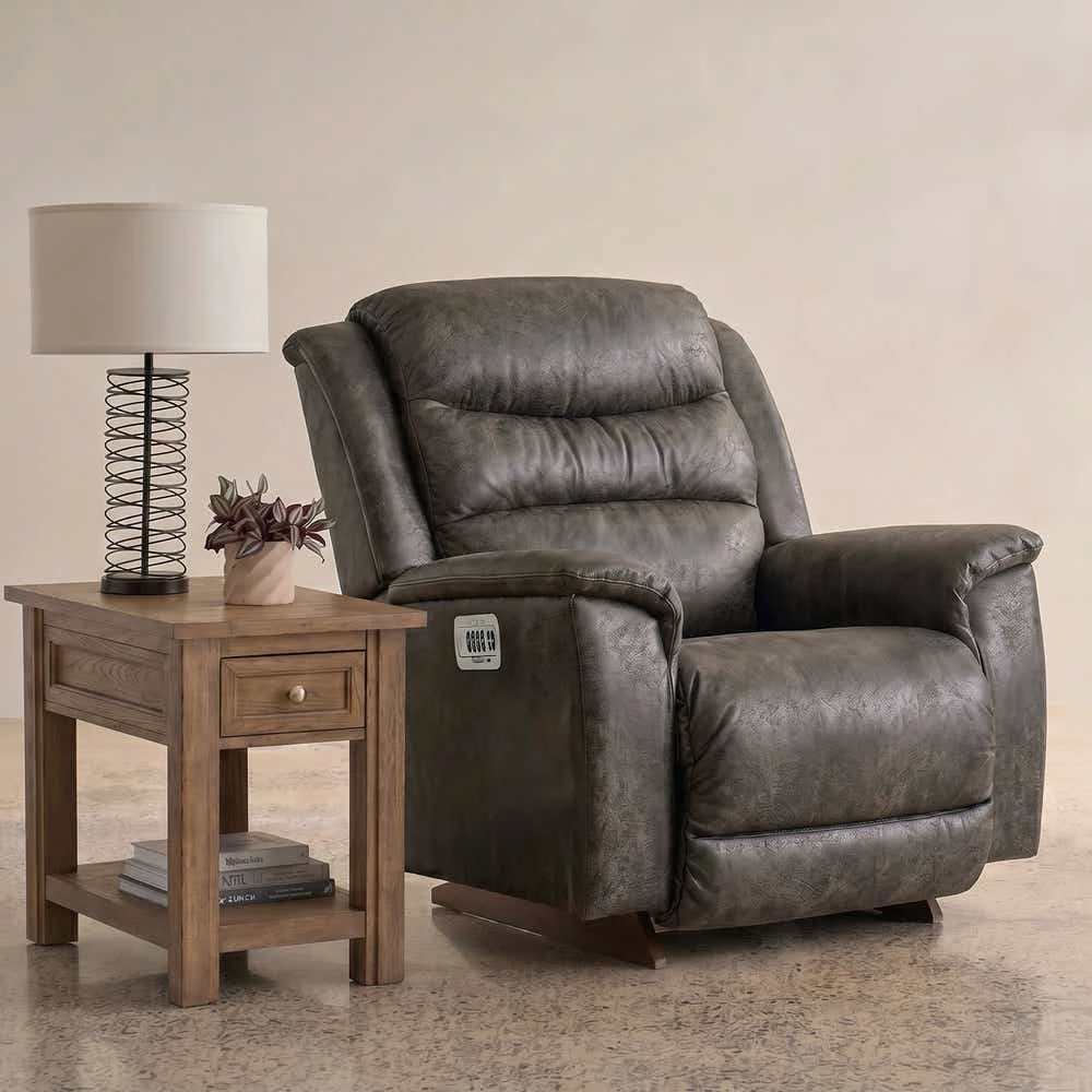 Redwood Power Rocking Recliner w/ Head Rest and Lumbar