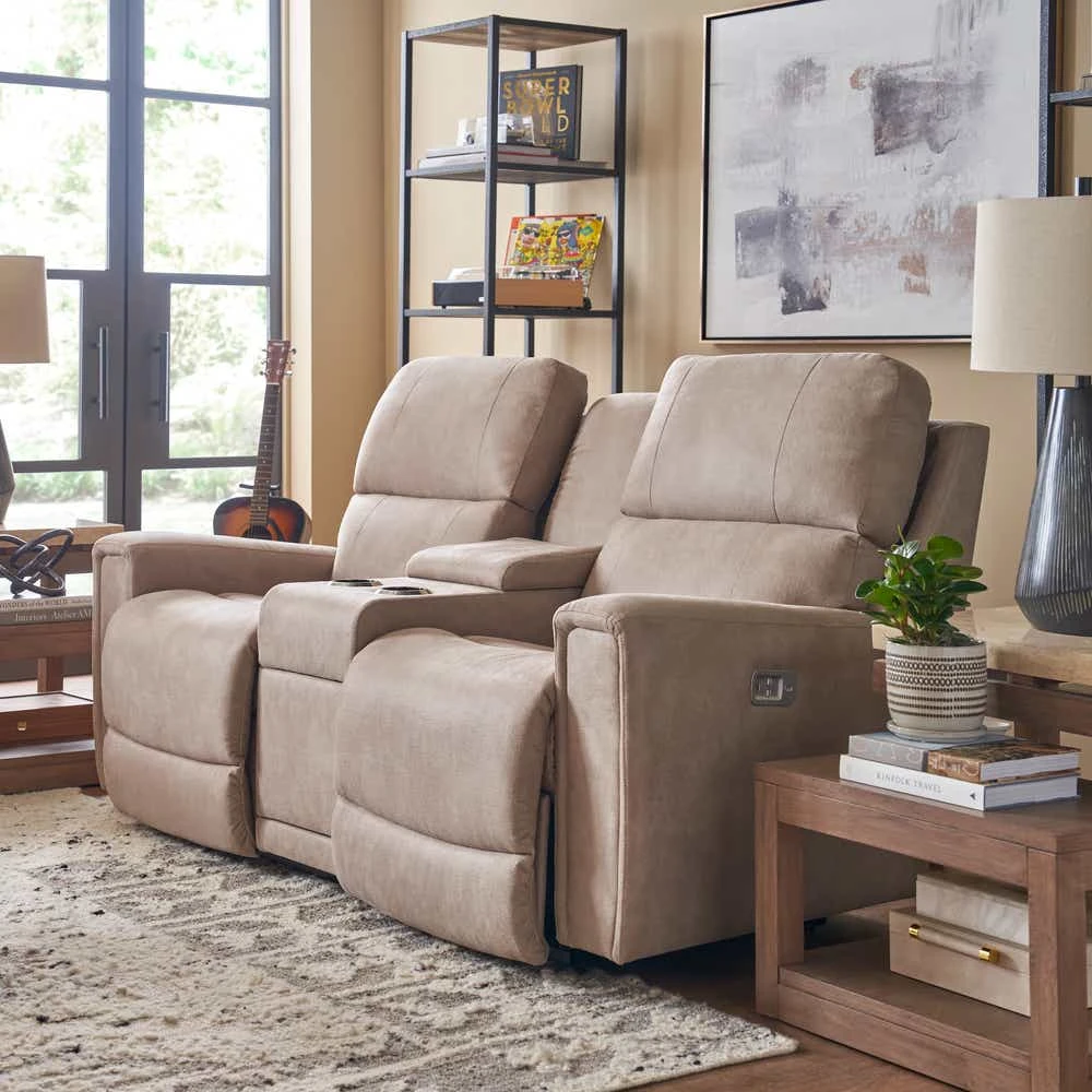Apollo Power Reclining Loveseat w/ Headrest and Console