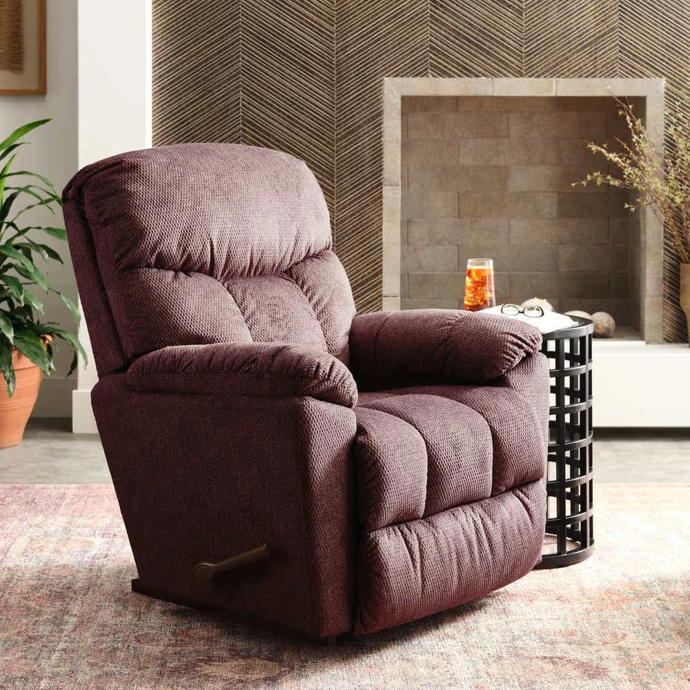 Morrison Casual Power Rocking Recliner W/ Headrest, Lumbar & USB Port