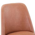 Maddox Upholstered Counter Stool- Orange - Image 2