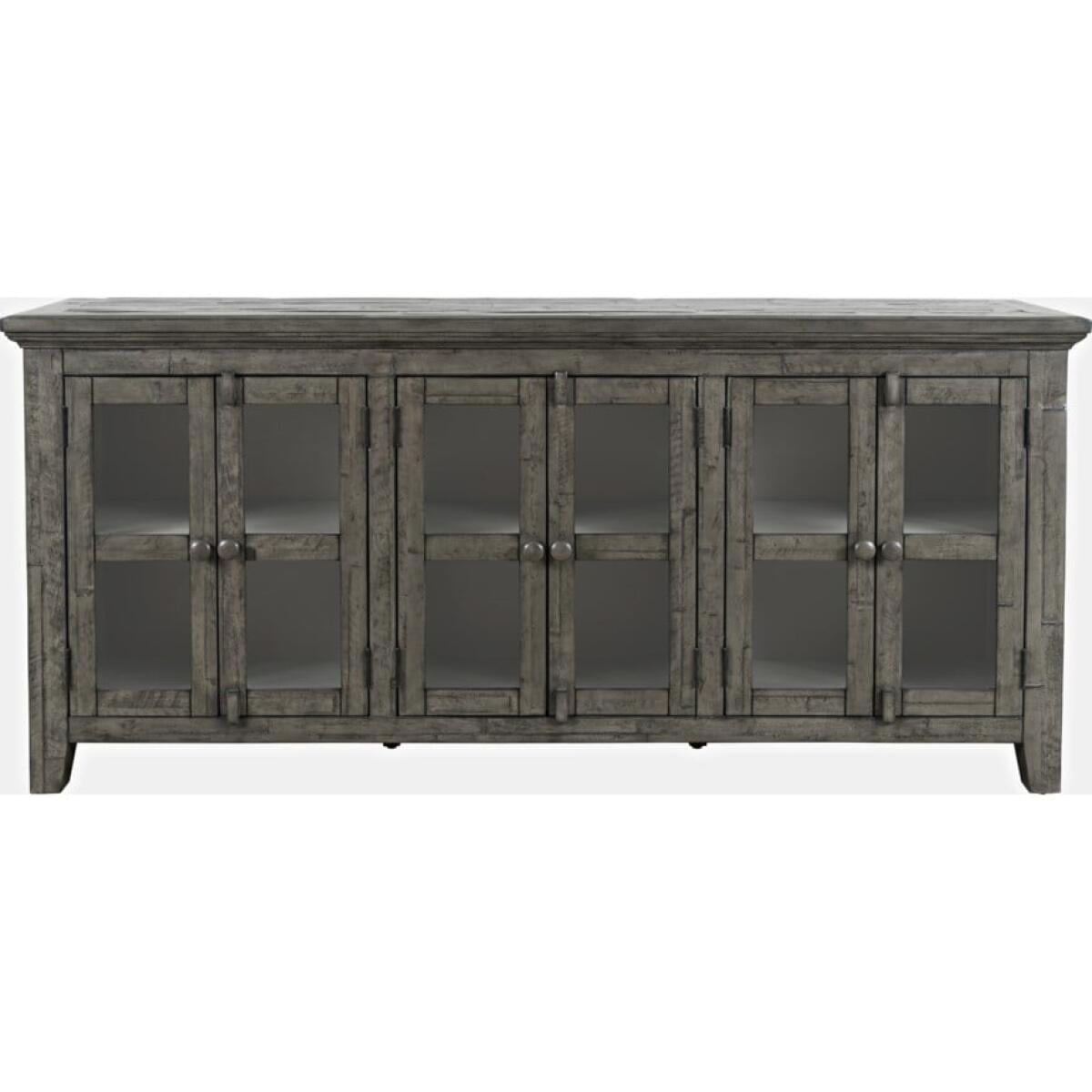 Rustic Shores 6 Door Low Cabinet Rustic Shores 6 Door Low Cabinet - Image 1