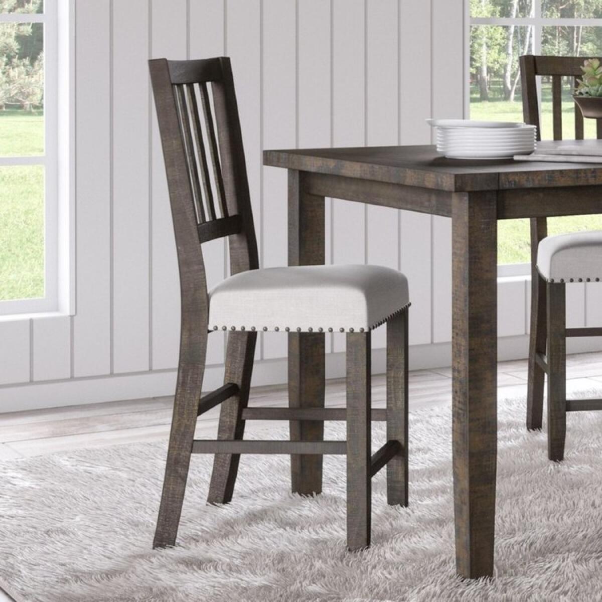 2021-42.BS418KD5pc Willow Creek Slatback Counter Stool - Image 1