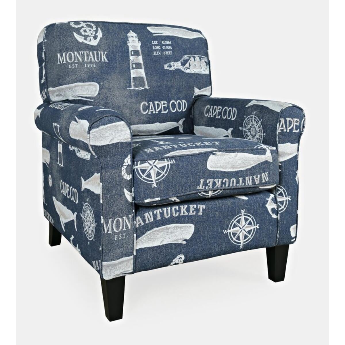 Seafarer Accent Chair Navy Seafarer Accent Chair Navy - Image 1