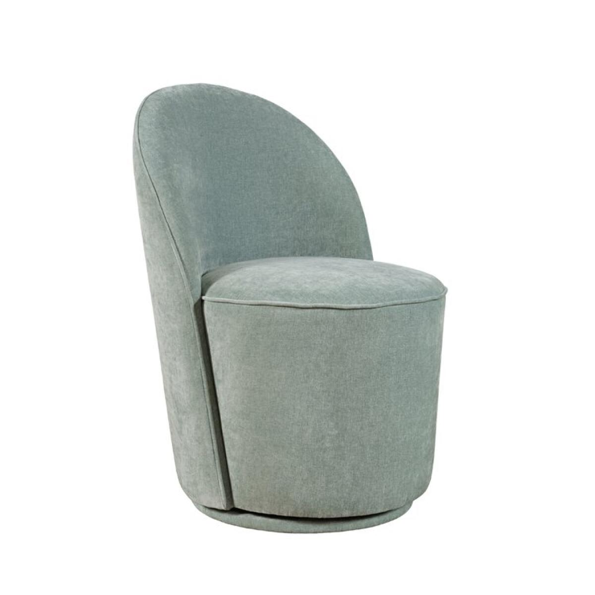 Landon Swivel Dining Chair Blue Landon Swivel Dining Chair Blue - Image 1