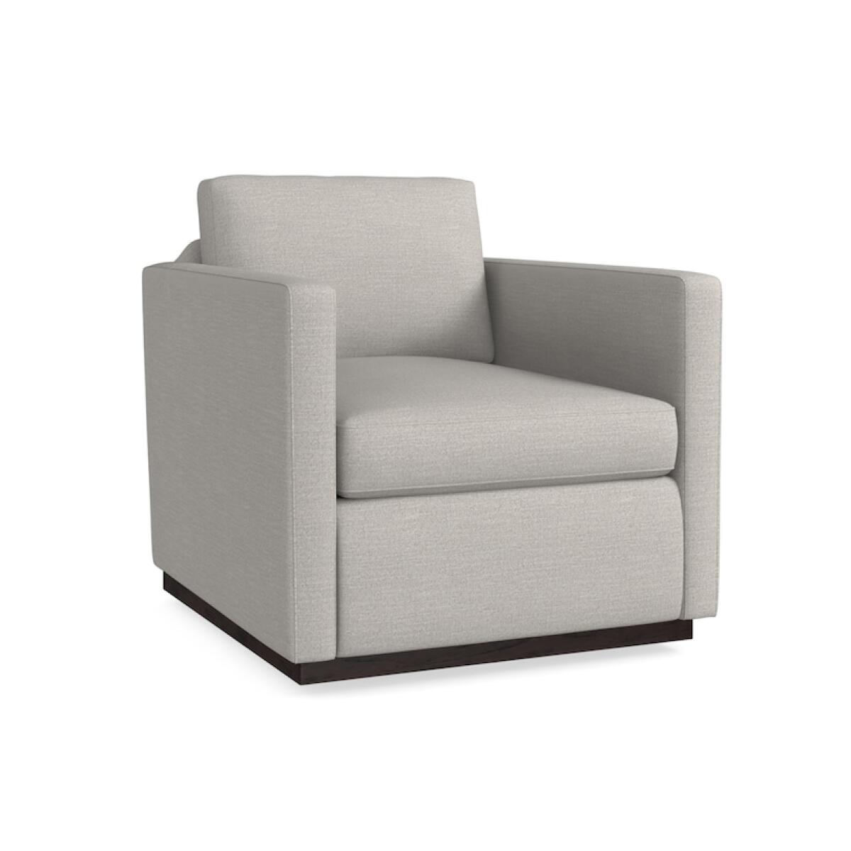 Myles Thin Track Arm Swivel Chair Myles Thin Track Arm Swivel Chair - Image 1