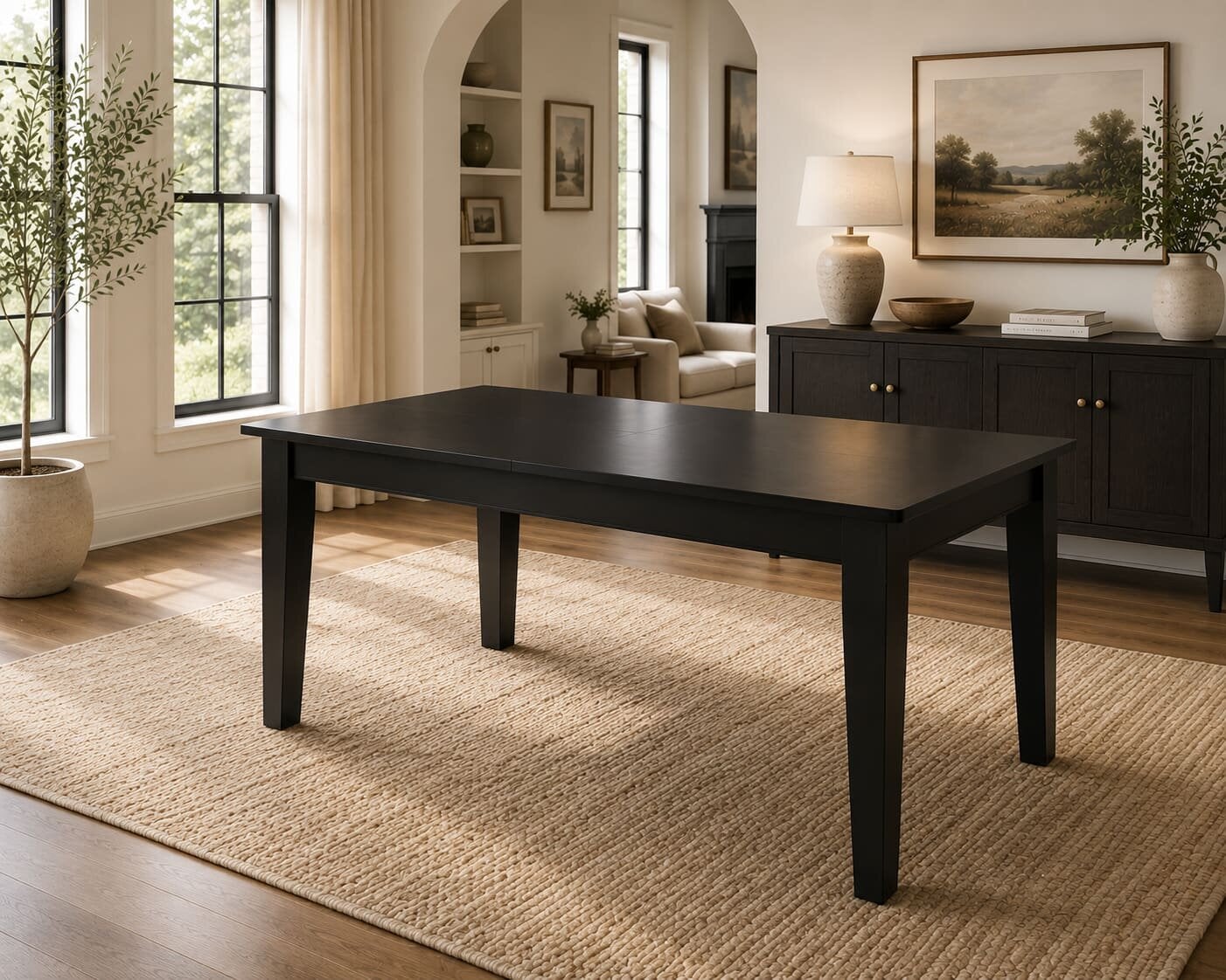 Canadel Dining Rectangle Dining Table Peppercorn