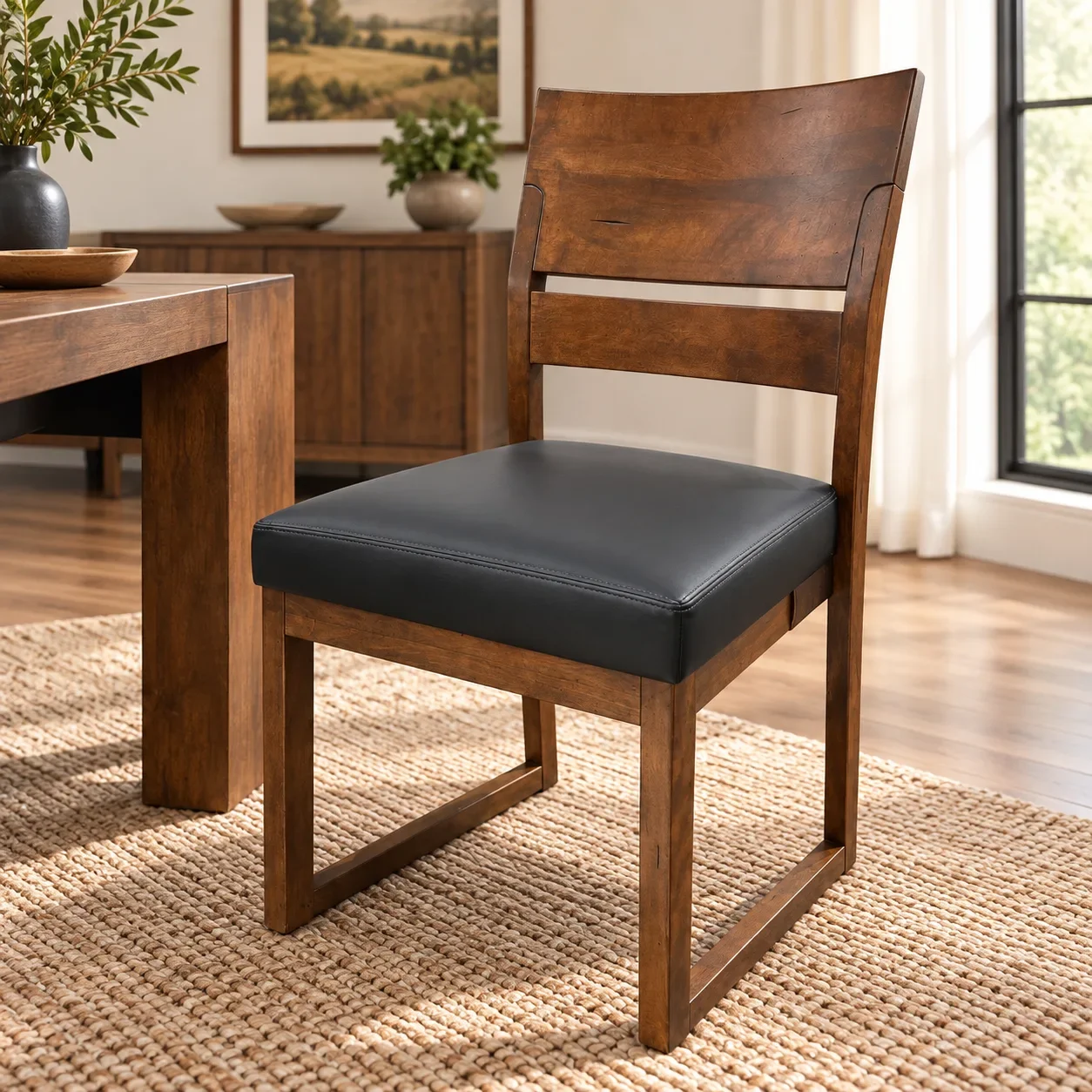 ChatGPT Image Sep 10, 2026, 11_01_58 AM CNN 5149 Canadel Cognac Washed Loft Dining Side Chair - Image 1
