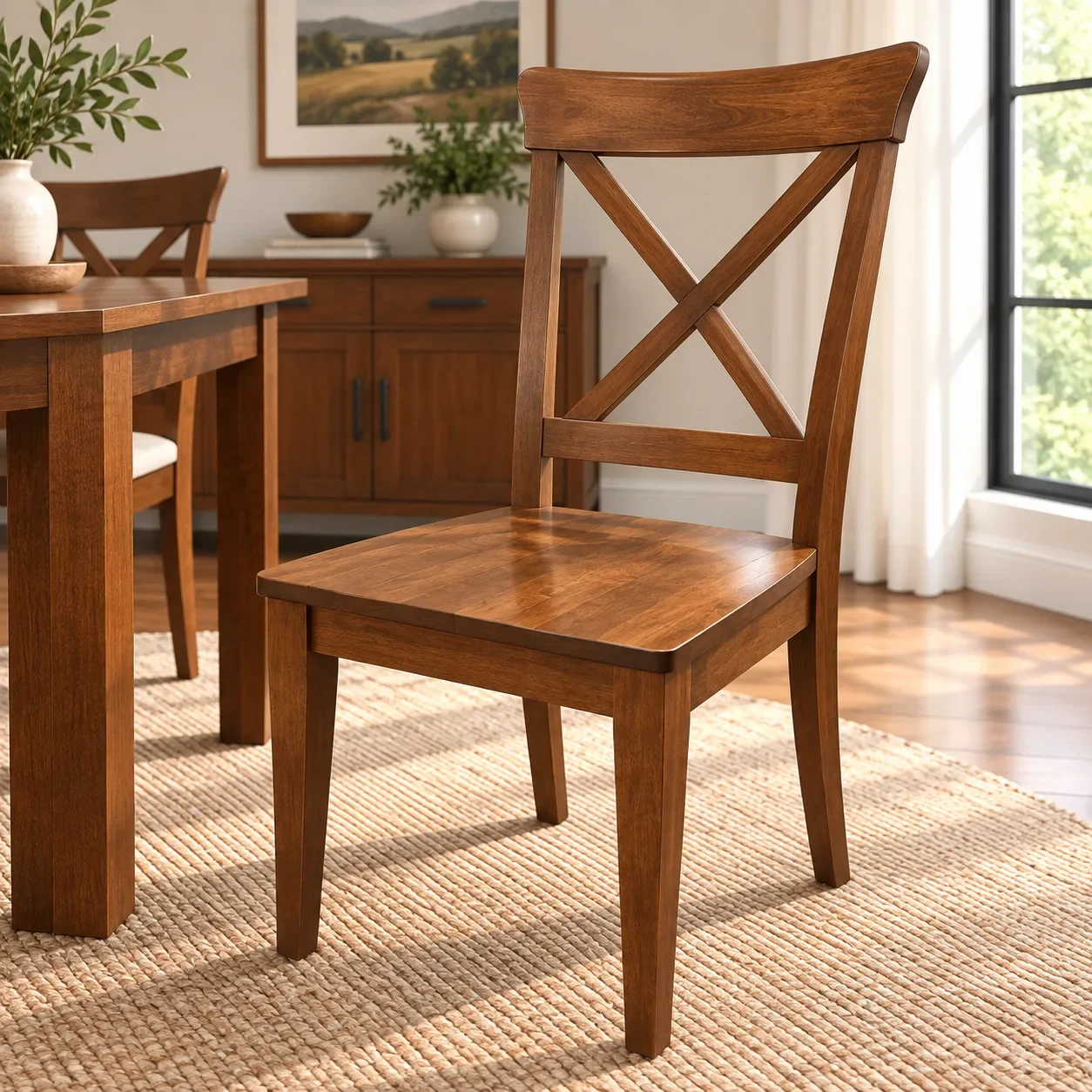 ChatGPT Image Sep 10, 2026, 11_16_26 AM CNN 9207 Cognac Washed Dining Chair Matte - Image 1