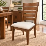 CNN 9208 Cognac Washed Dining Chair Matte