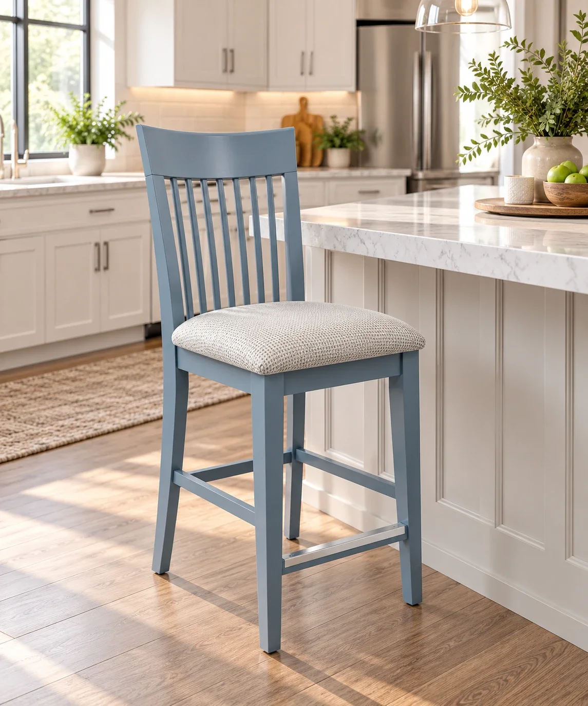 SNF 9006 Upholstered fixed stool