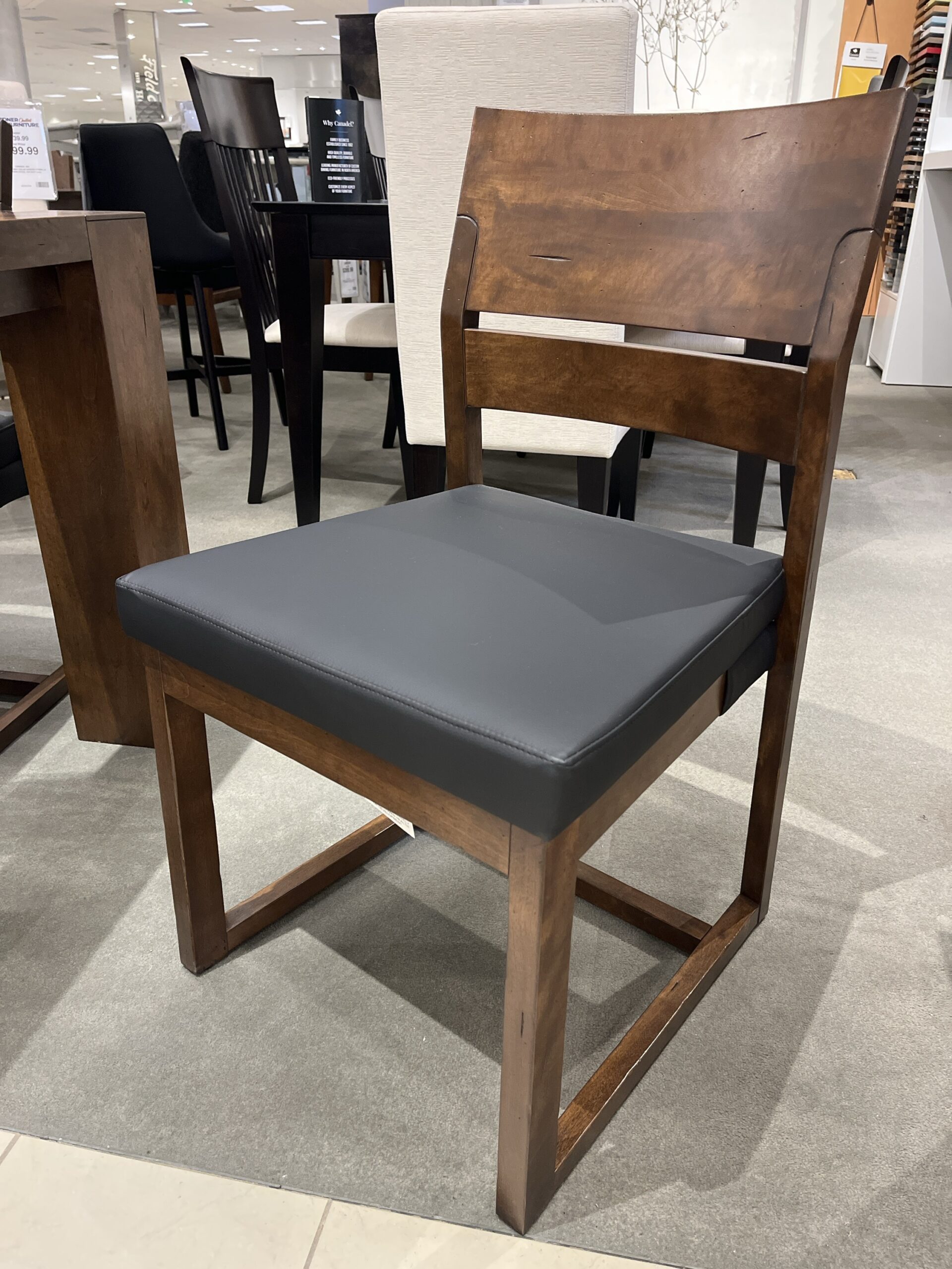 CNN 5149 Canadel Cognac Washed Loft Dining Side Chair