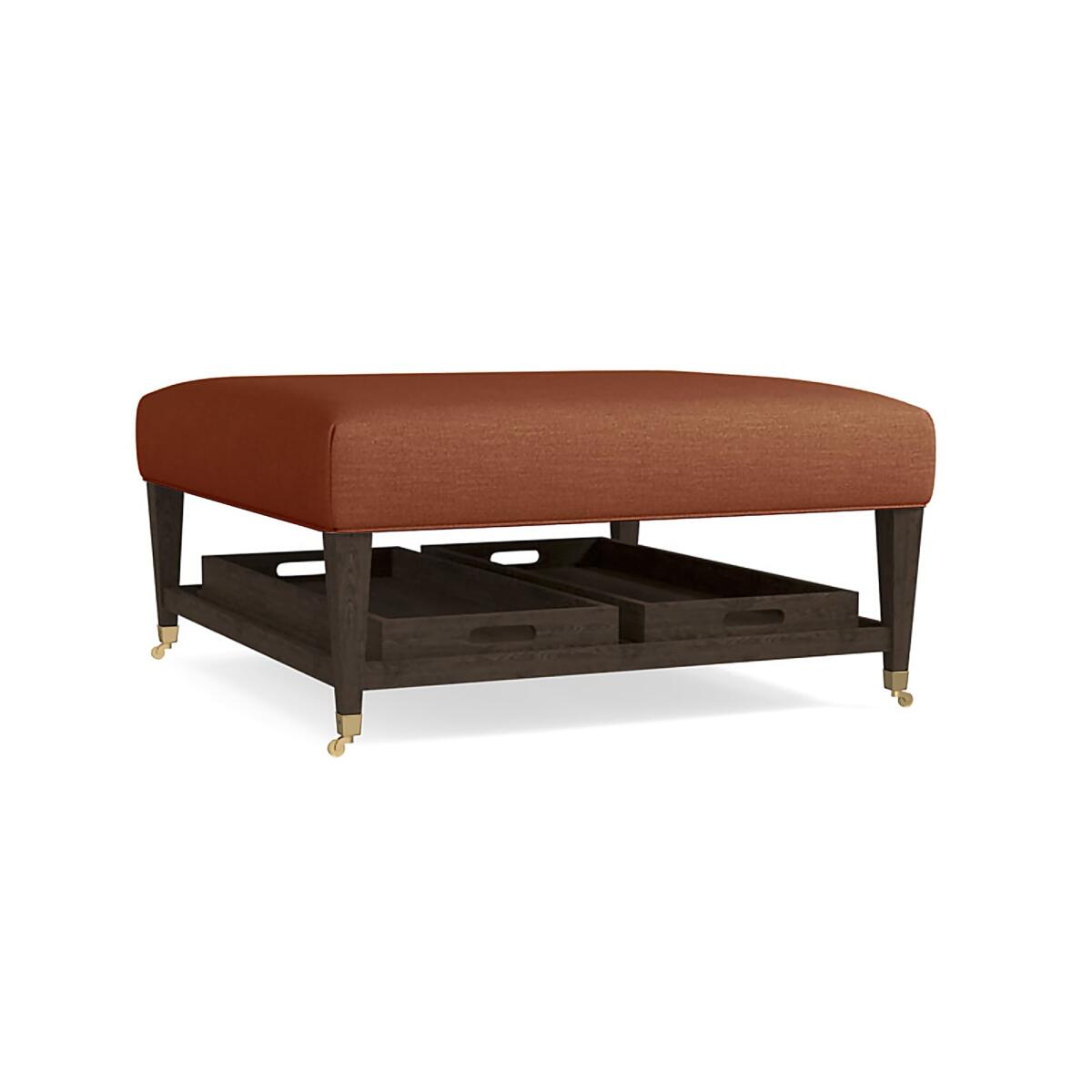 Kara Ottoman with Trays Kara Ottoman with Trays - Image 1