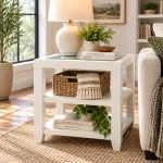 Urban Icon End Table White