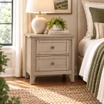 Woodbridge Shadow Grey 2 Drawer Nightstand