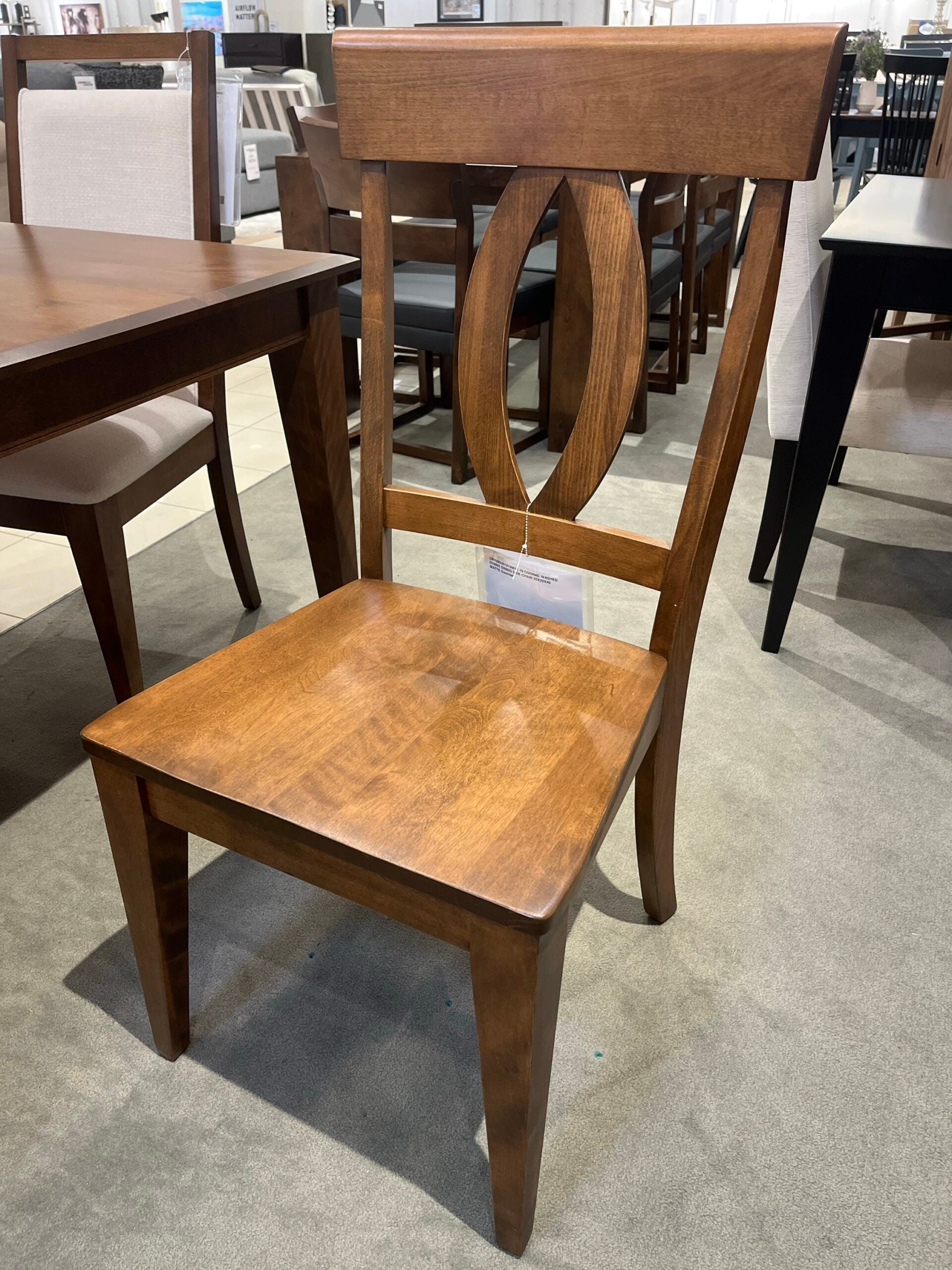 CNN 9200 Cognac Washed Dining Chair Matte