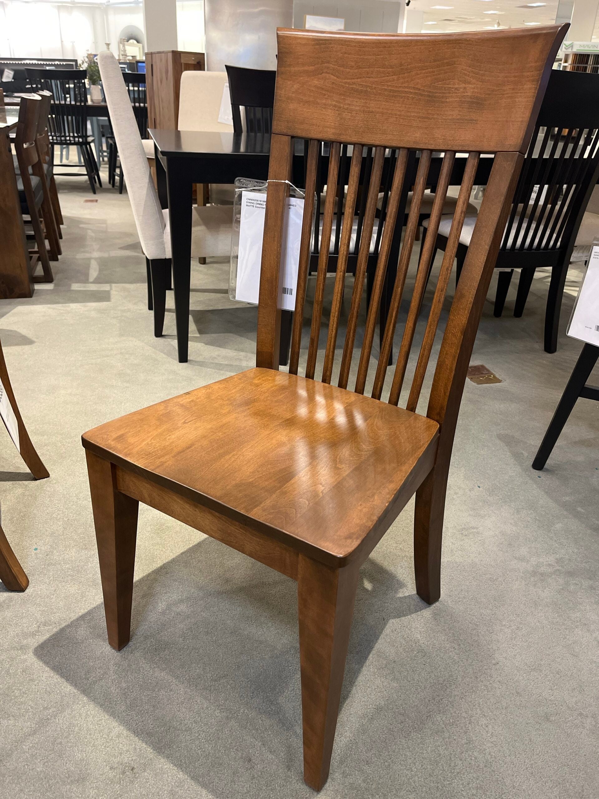 Cognac Washed Dining Chair Matte