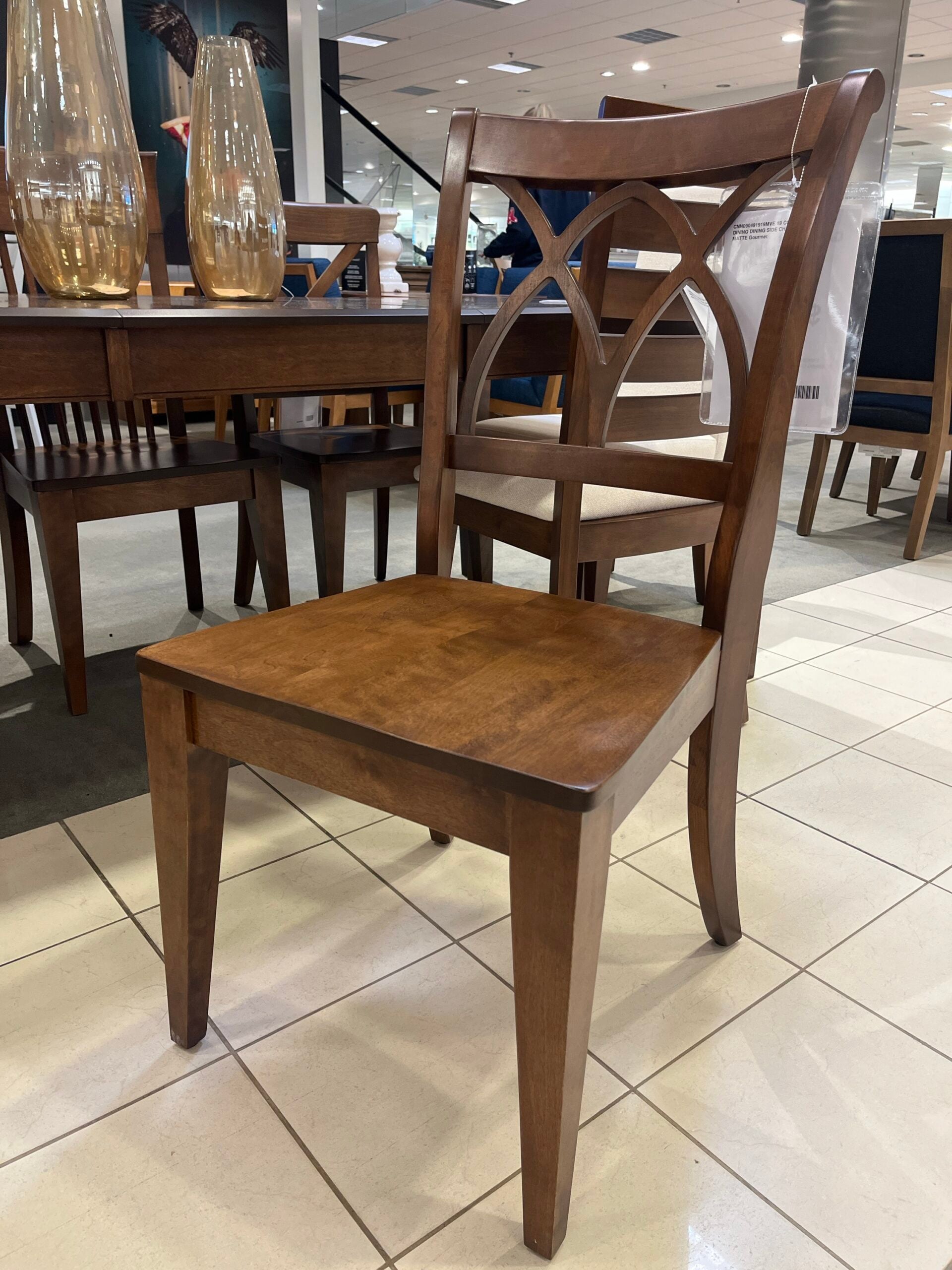 CNN 9049 Cognac Washed Dining Chair Matte