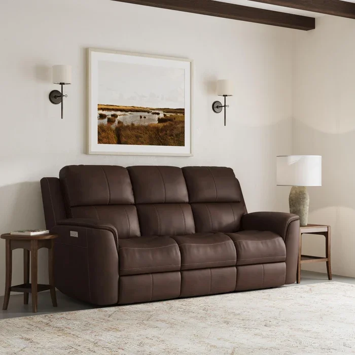 1041-62PH-94671_20260804_2 Henry Burnt Umber Leather Power Reclining Sofa with Power Headrests & Lumbar - Image 1
