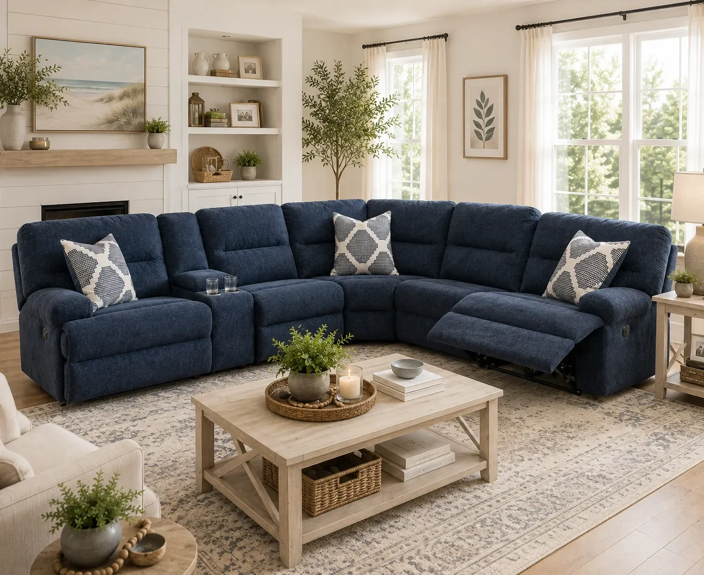 Acklen Place 6-Piece Power Reclining Sectional