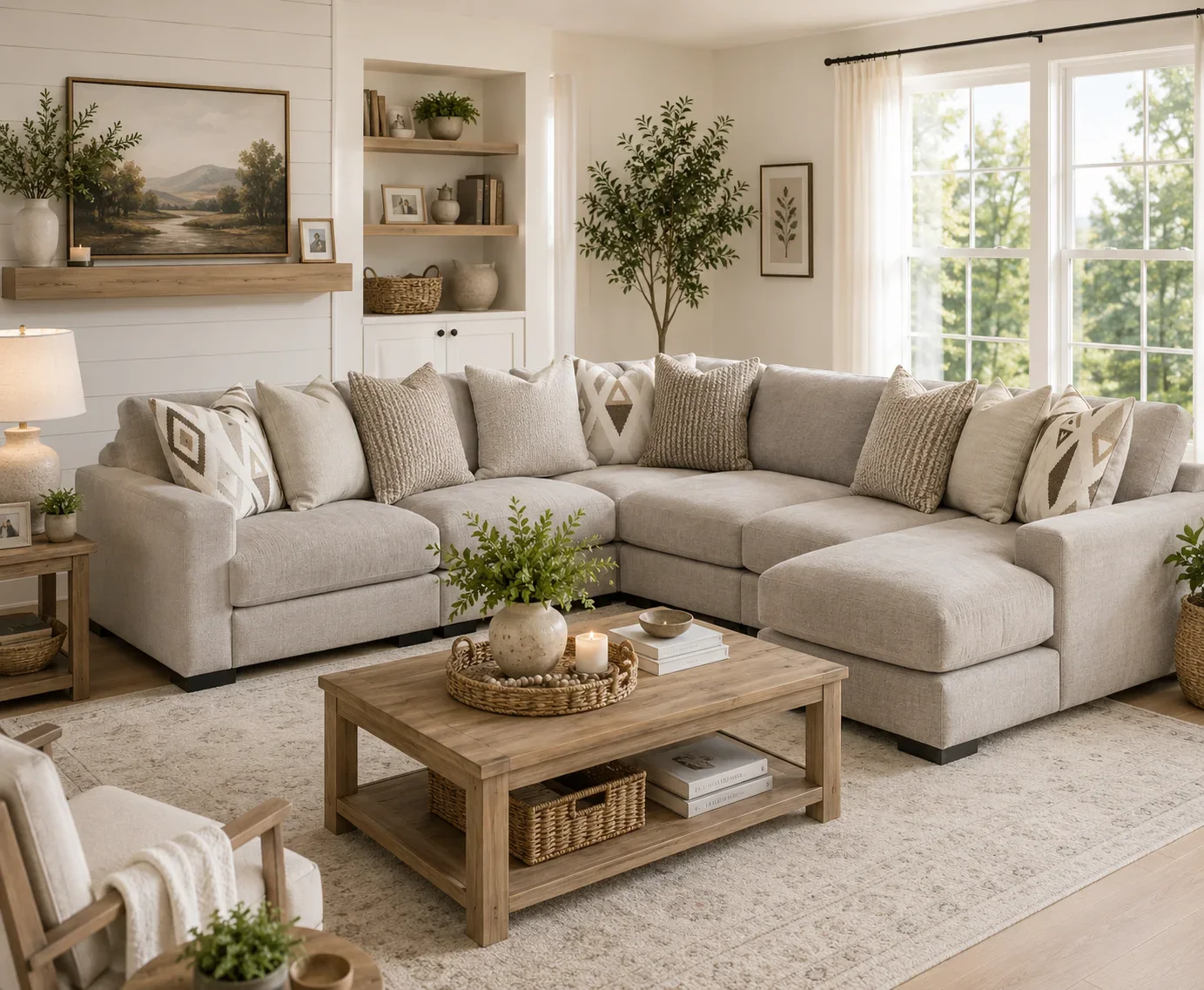 Aslan Court 6-Piece Sectional with Chaise