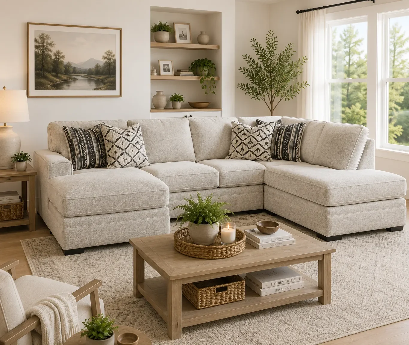 Calnita 2-Piece Sectional with Chaise