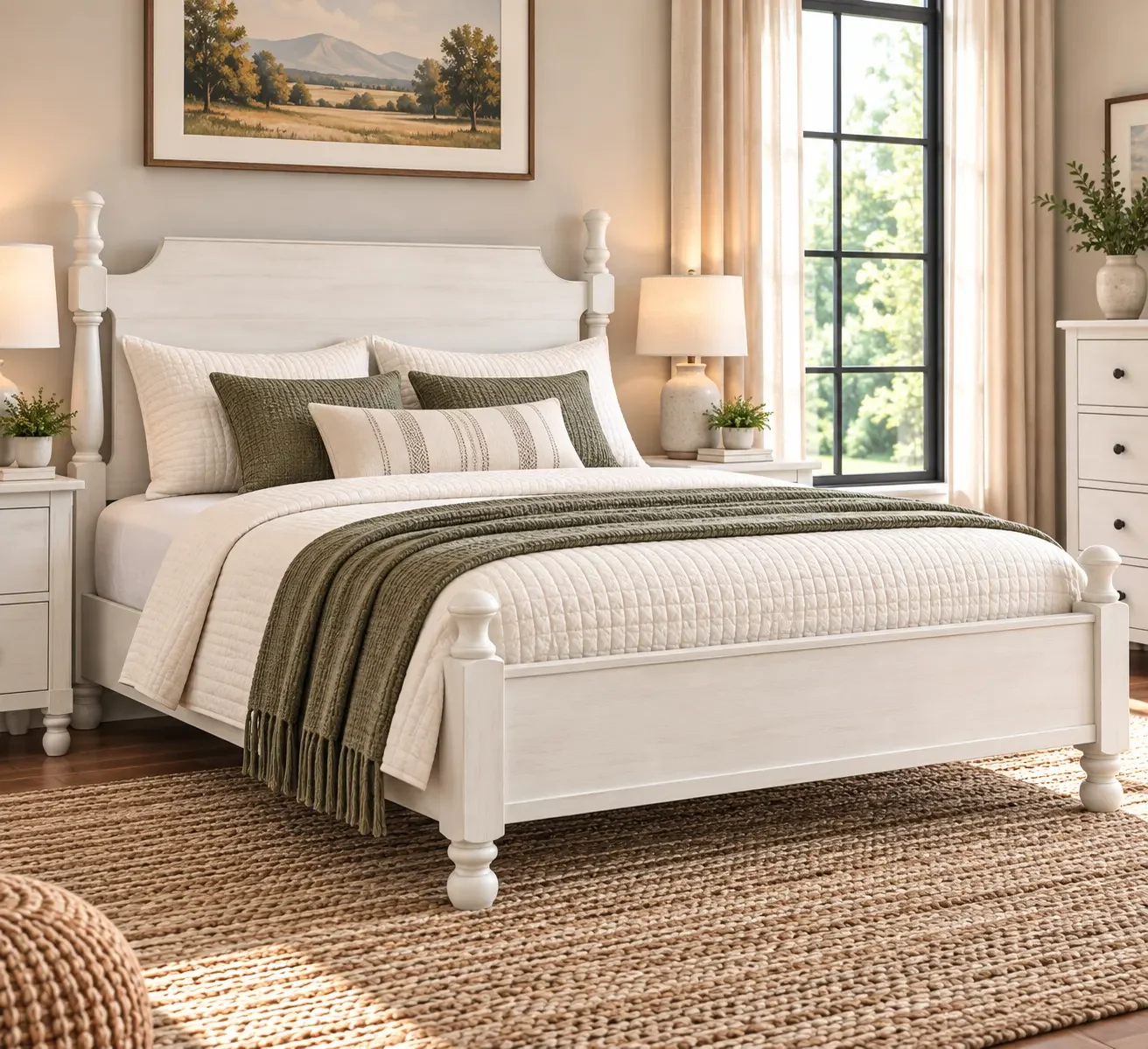 Rowlenstown California King Poster Bed