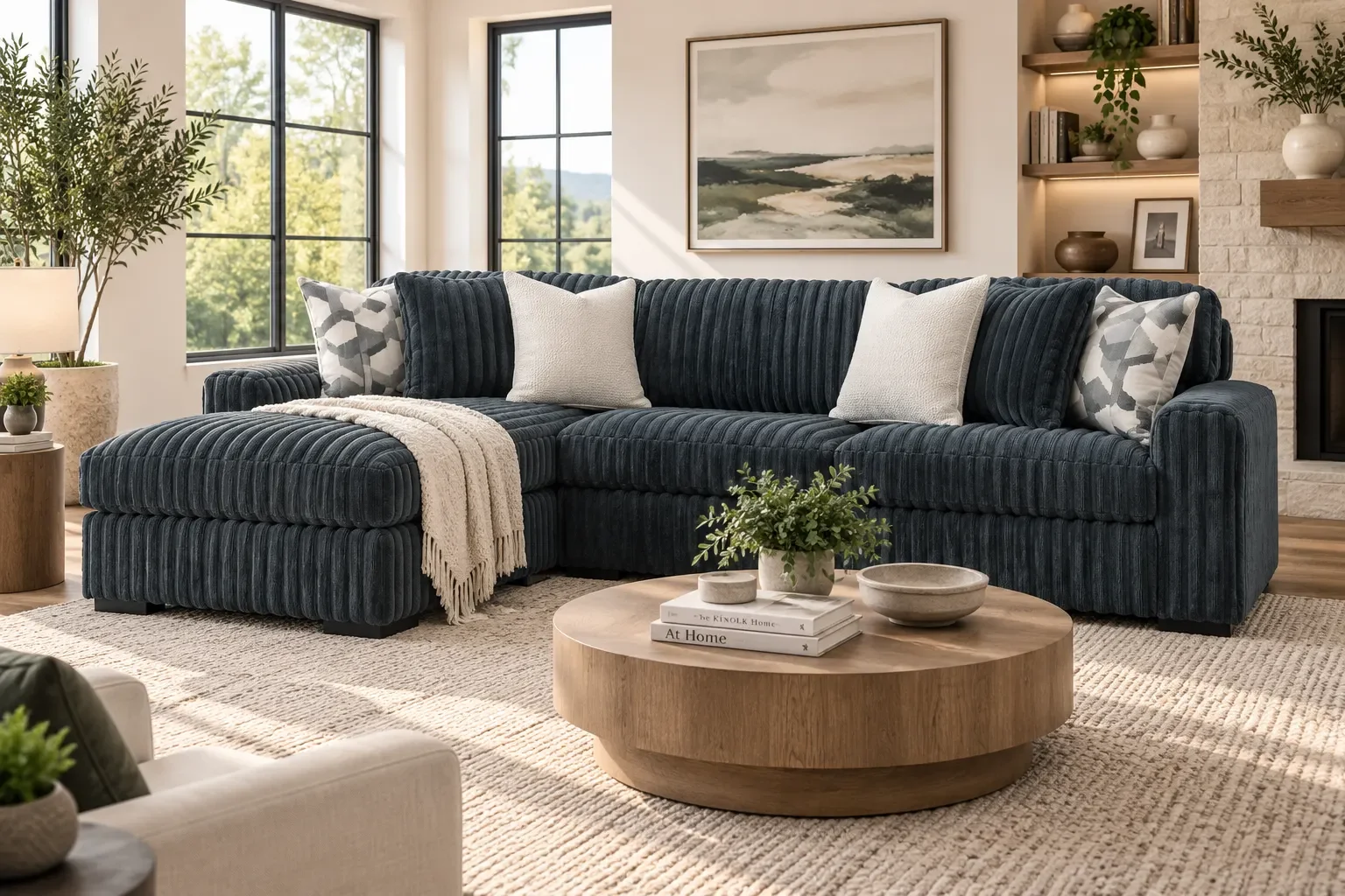 ChatGPT Image Sep 10, 2026, 11_41_02 AM Midnight-Madness 2-Piece Sectional Sofa Chaise - Image 1