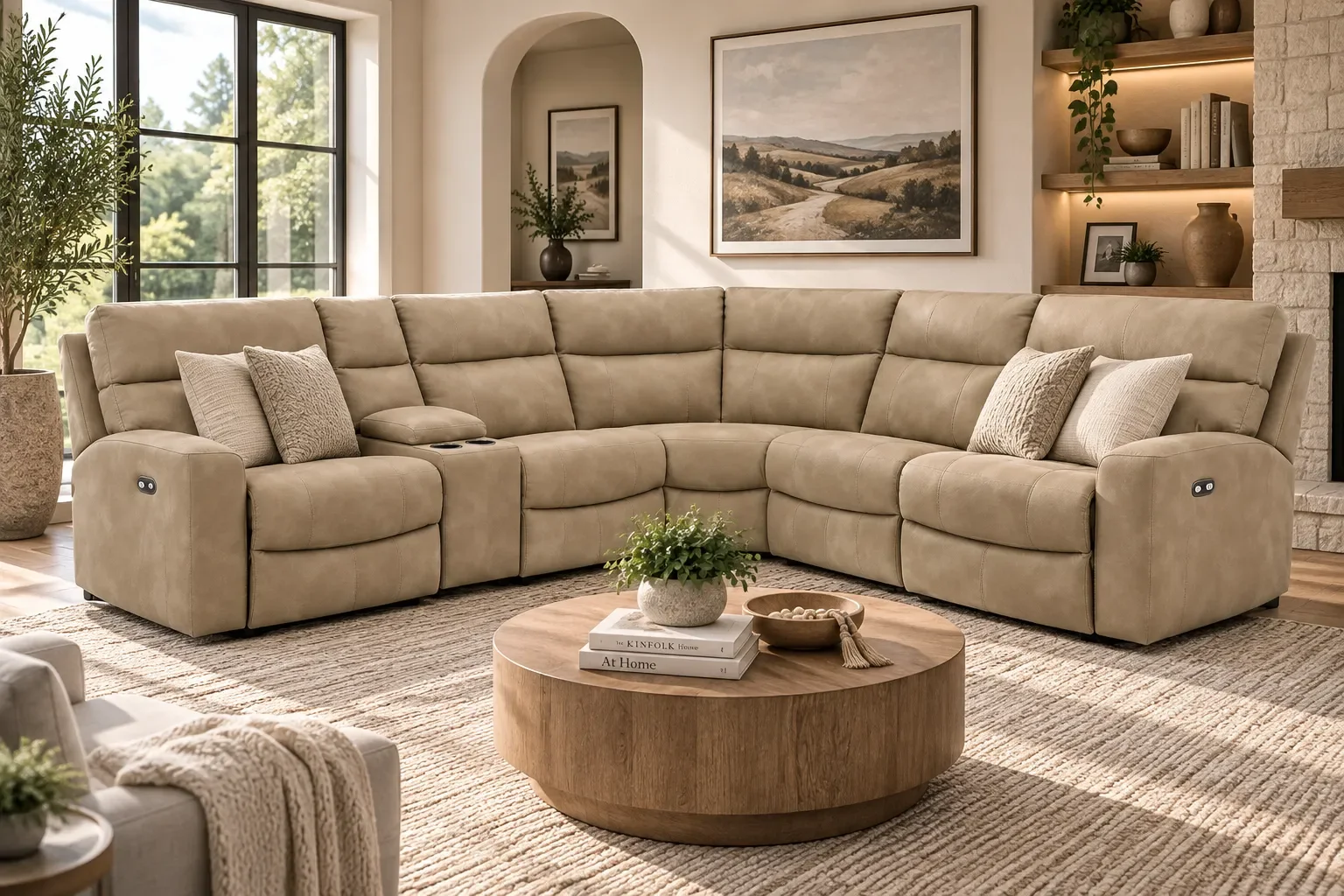 Next-Gen Durapella 6-Piece Power Reclining Sectional