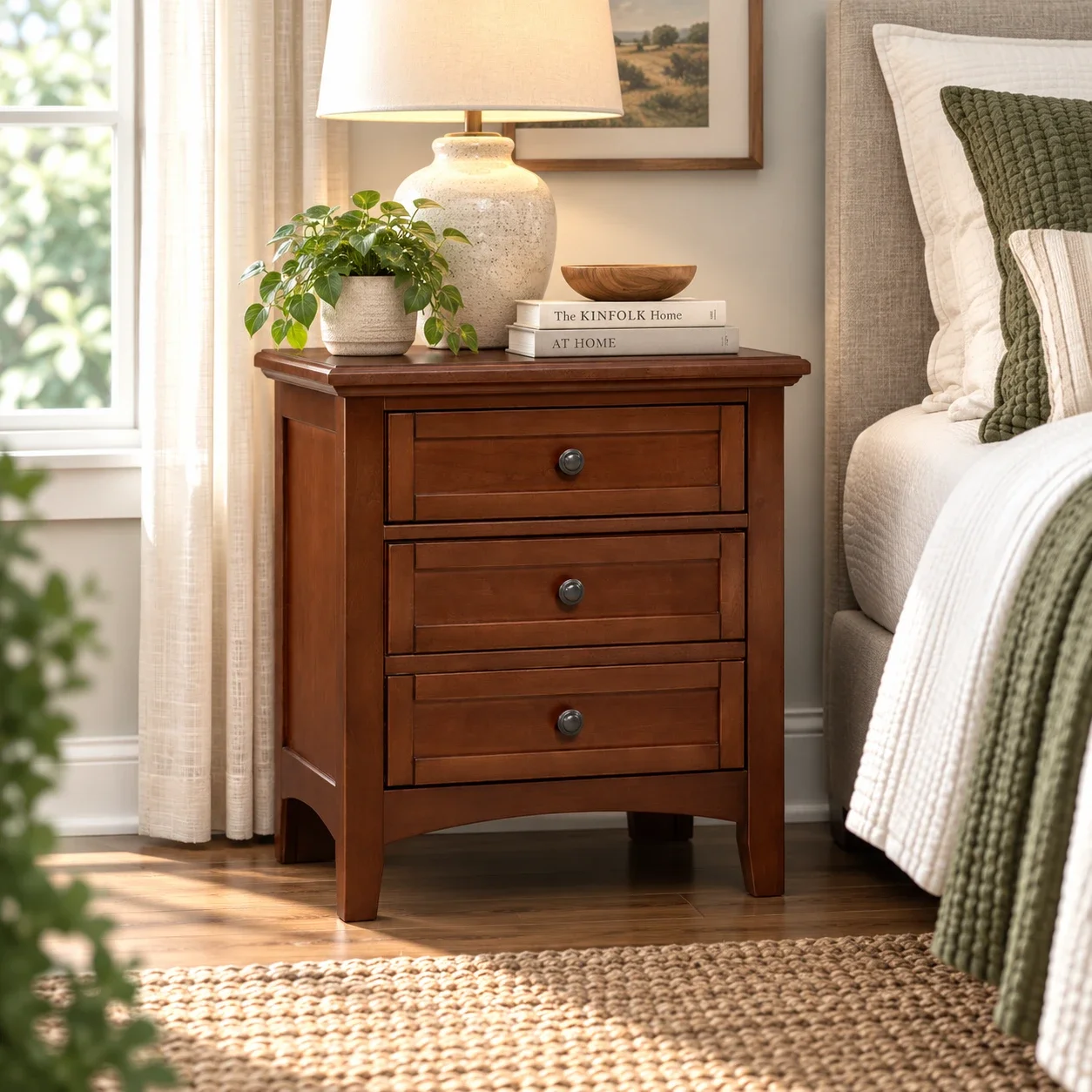 ChatGPT Image Sep 11, 2026, 10_25_26 AM Bonanza 2-drawer Nightstand - BB28-226 - Image 1