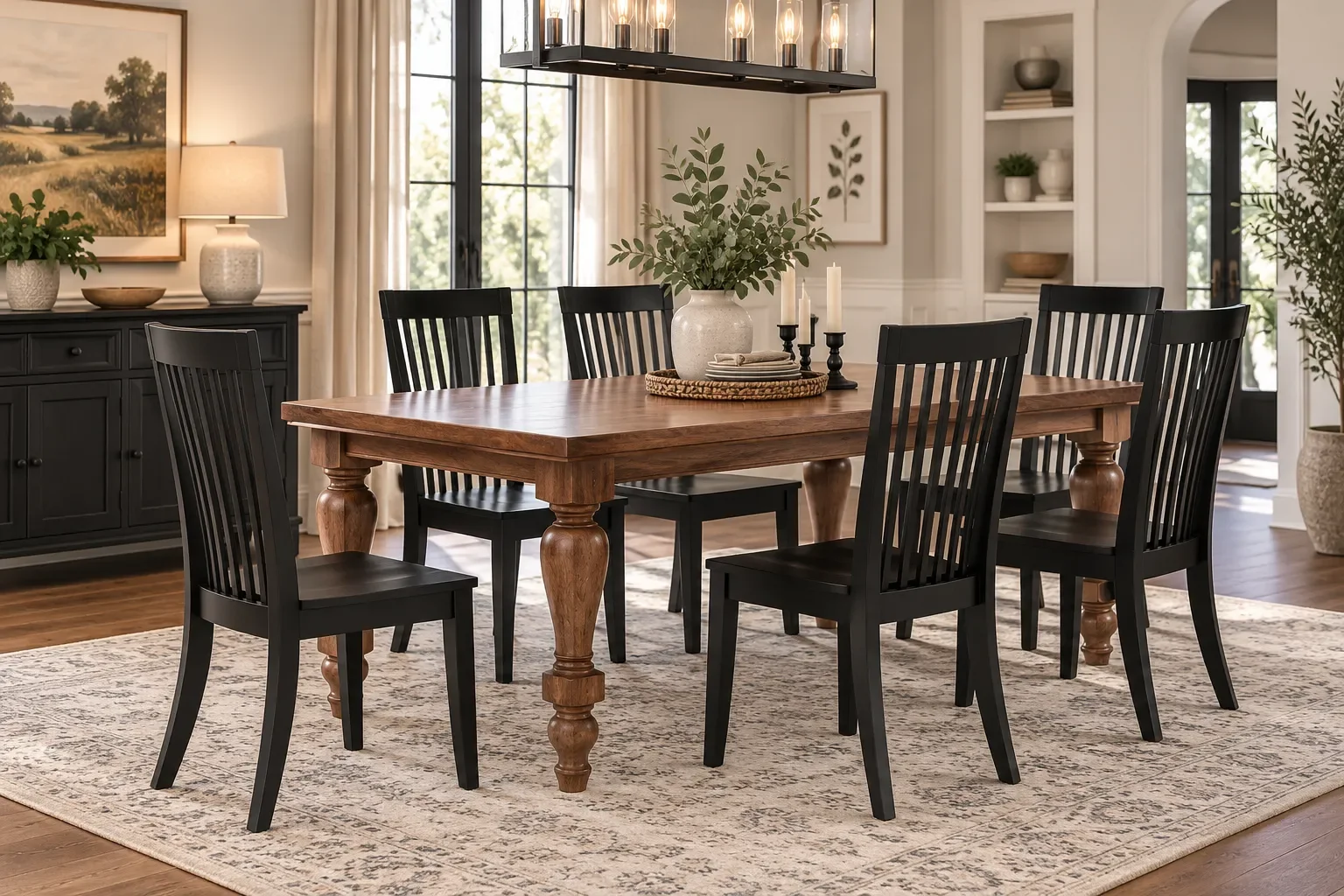 Greddinton Dining Table and 6 Chairs