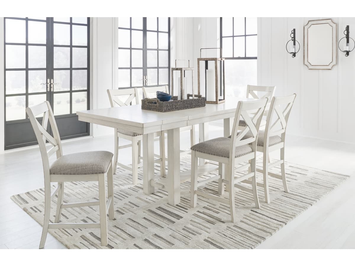 D642-32-124(6) Robbinsdale Counter Height Dining Table and 6 Barstools - Image 1