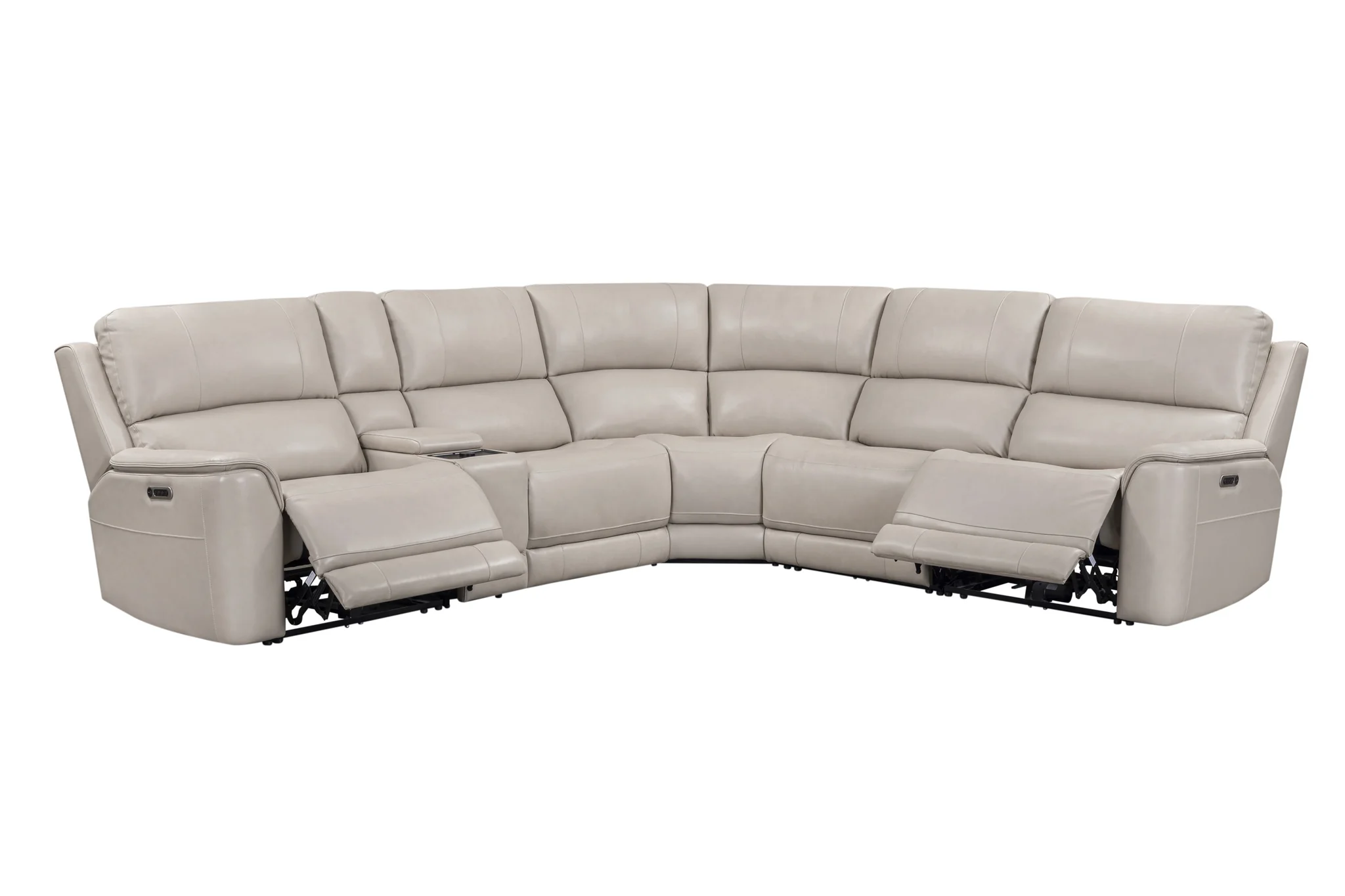 Easton - Steamboat Quartz 6pc Power Zero Gravity Modular Sectional With Power Headrest & Lumbar
