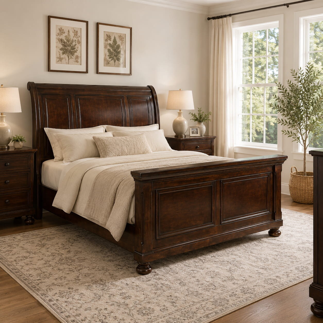 Porter Queen Sleigh Bed