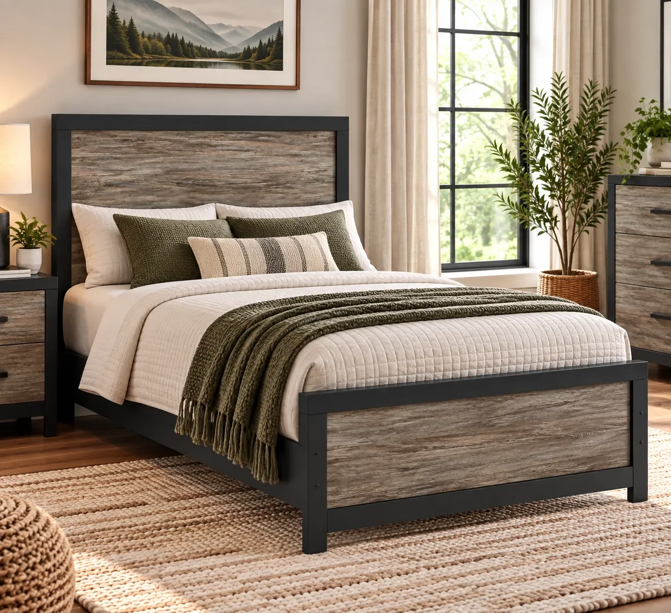 Broachmyn Queen Panel Bed