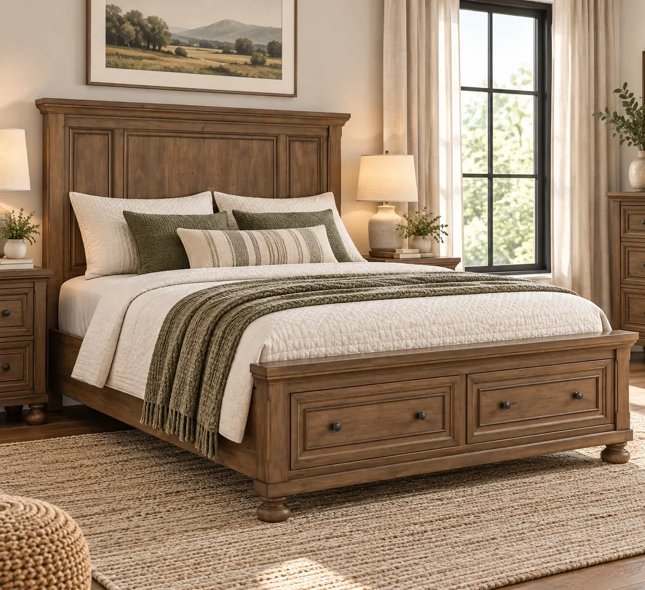 Feddinger Queen Panel Storage Bed