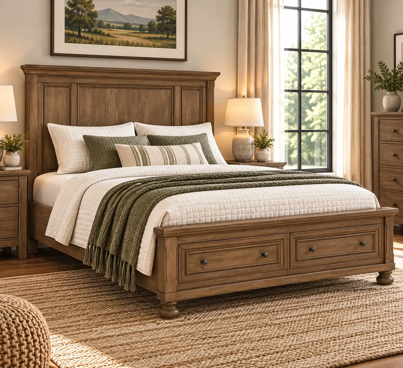 Feddinger King Panel Storage Bed