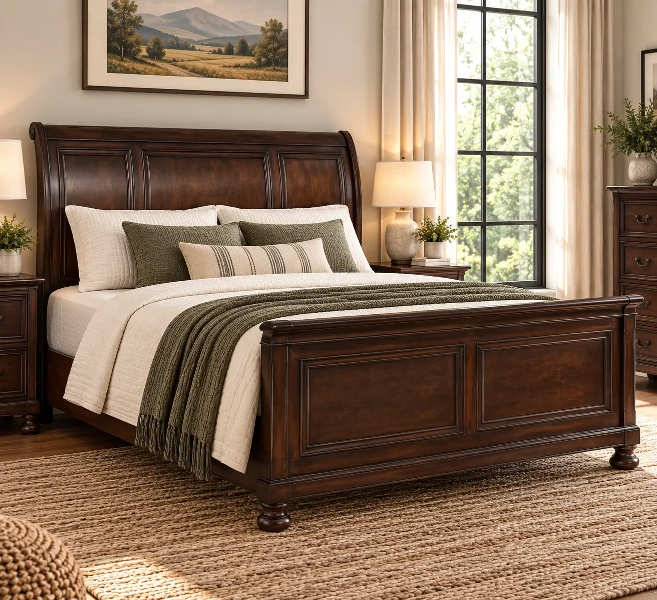 ChatGPT Image Sep 10, 2026, 05_49_39 PM Porter King Sleigh Bed - Image 1