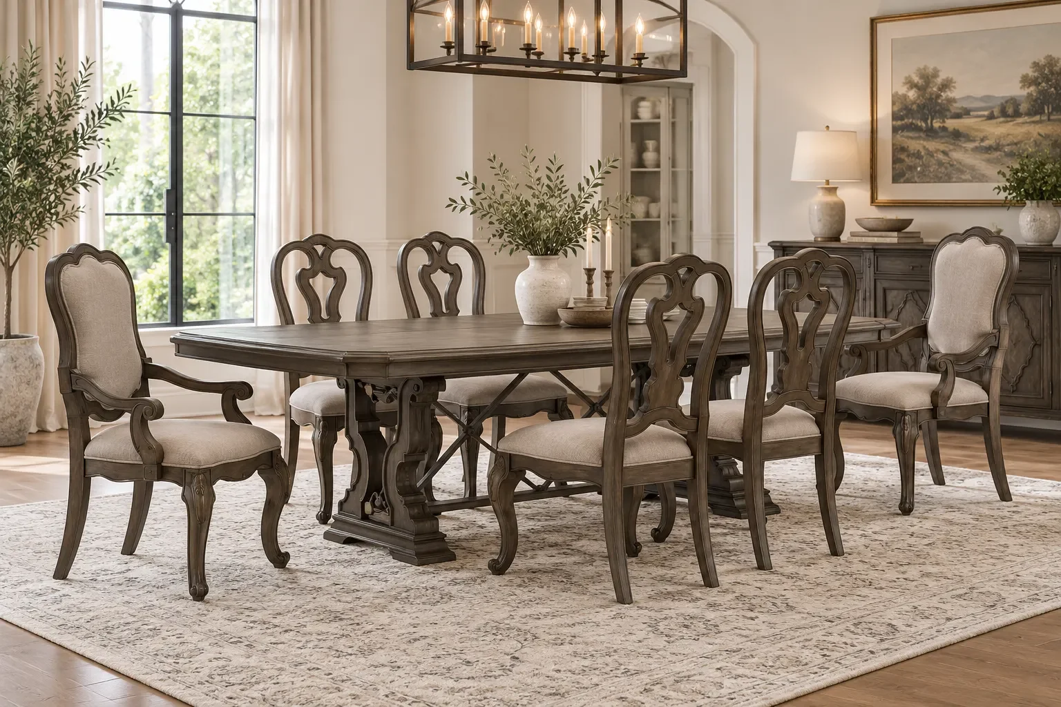 Maylee Dining Table and 6 Chairs