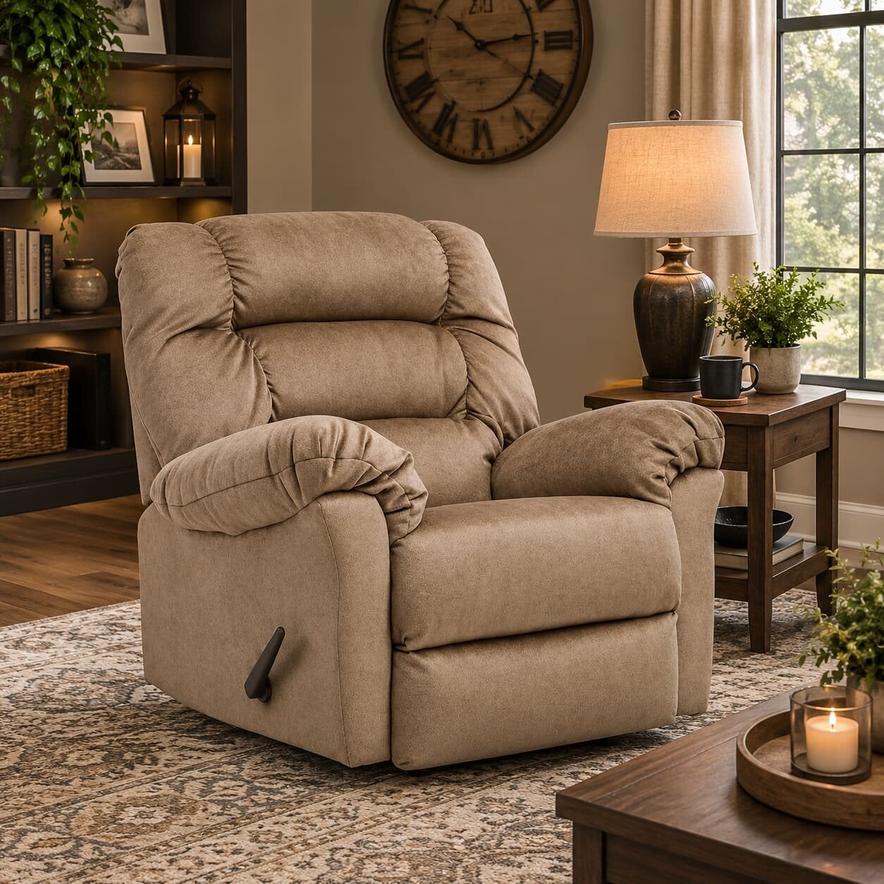 Troubador Big Man's Manual Rocker Recliner