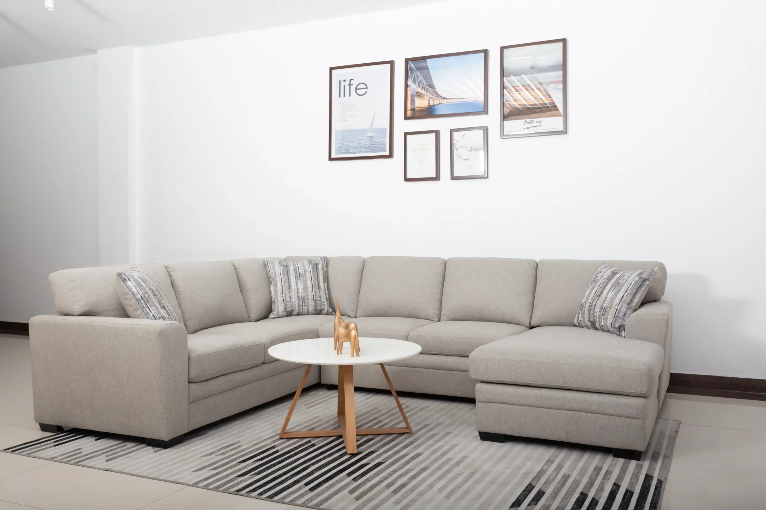 Dove 3 Pc Sleeper Sectional