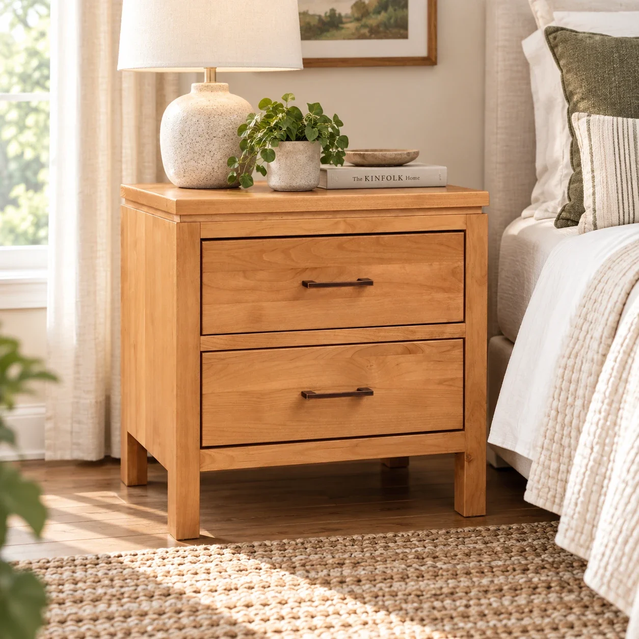 2 West 2-Drawer Nightstand