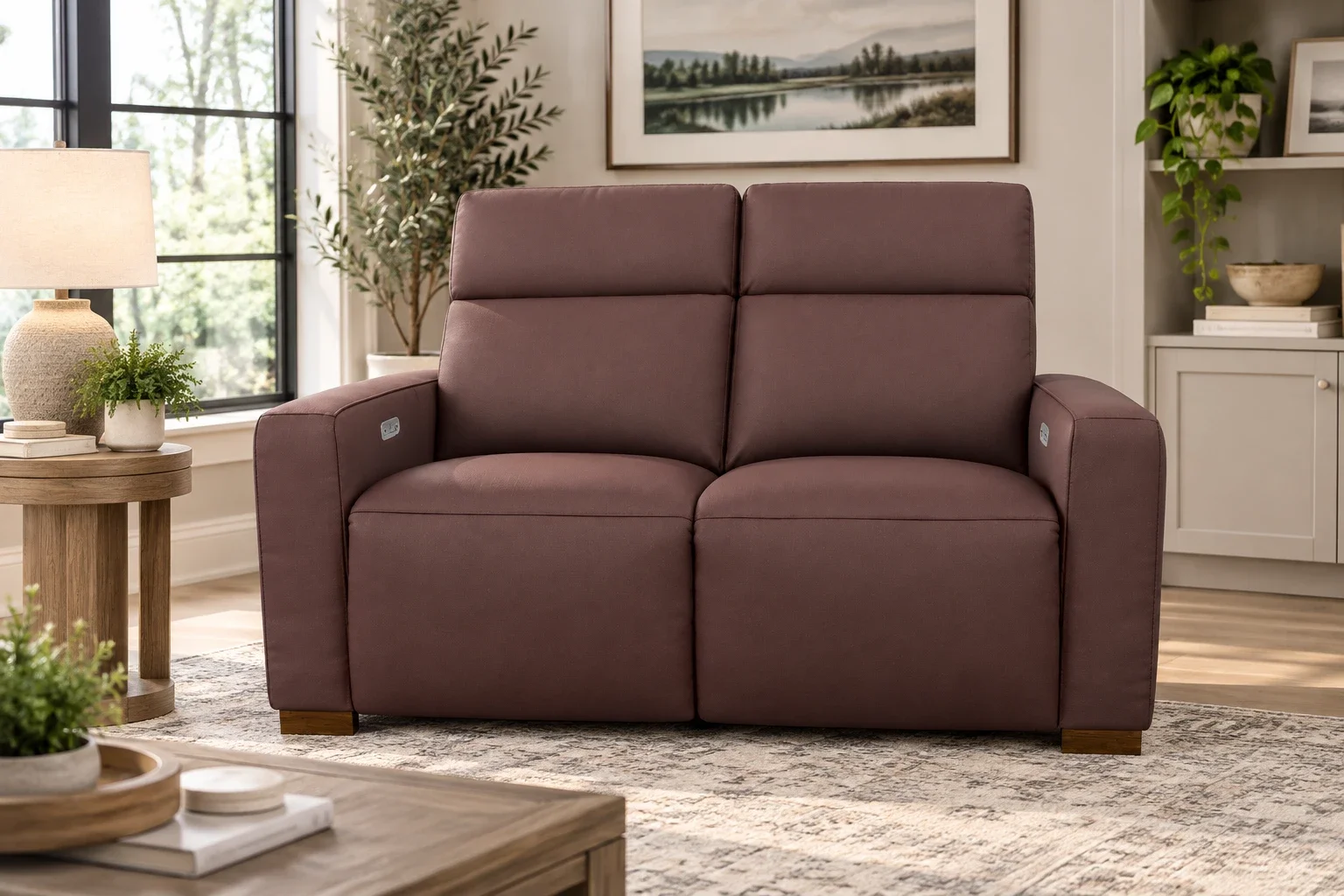 Acadia Power Reclining Loveseat w/ Headrest - 88U811